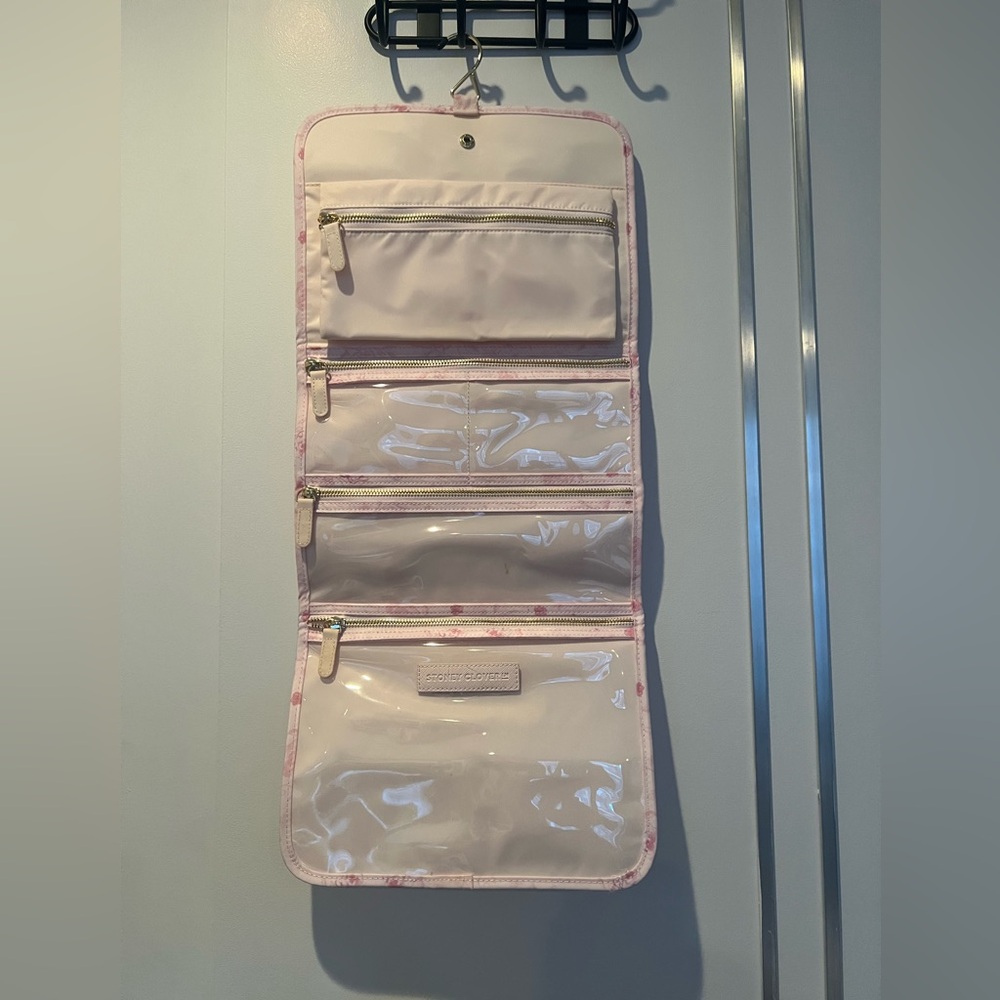 Stoney Clover Lane Hello Spring collection hanging nylon makeup organizer